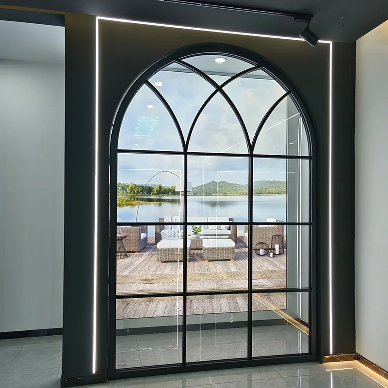 Aluminum alloy insulated casement window system for self-built house, villa and hotel