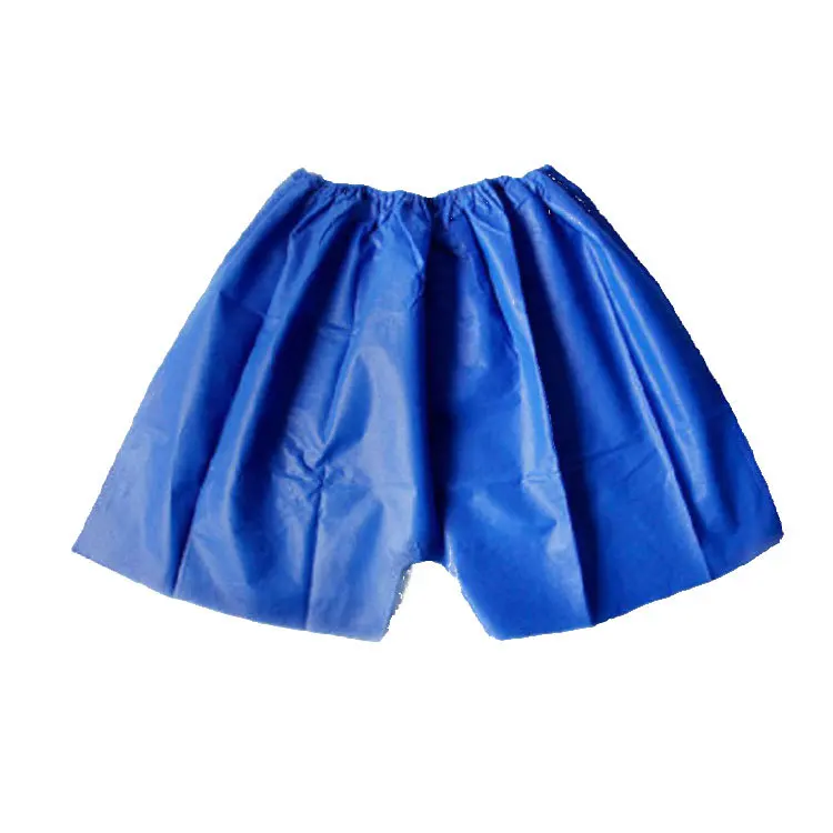 Hotsale Salon Mens Boxer Shorts Underwear Thick Breathable Blue Disposable Male Spa Underwear Boxer for Massage Tanning