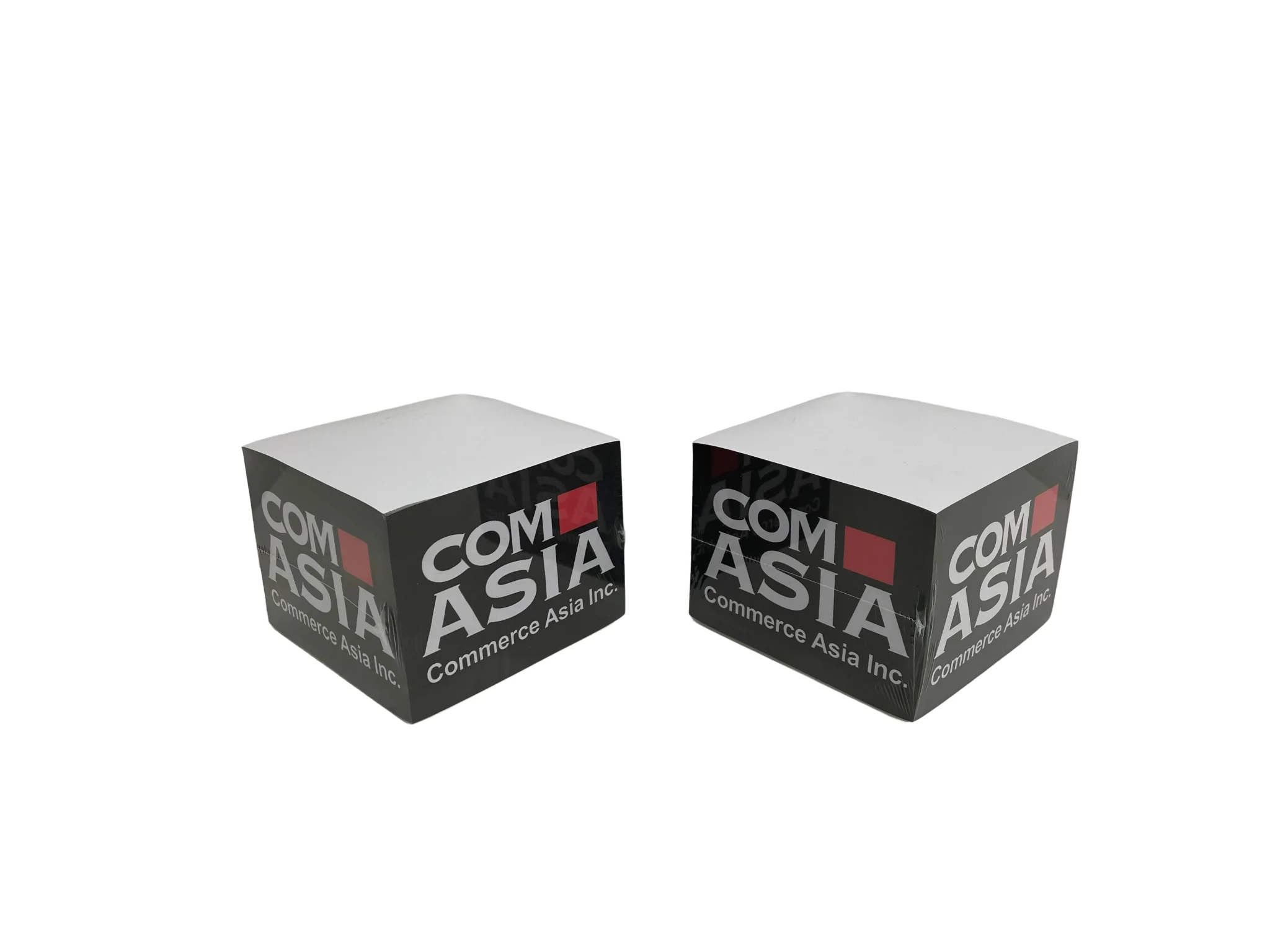 Custom sides printed company logo memo pad sticky paper note block