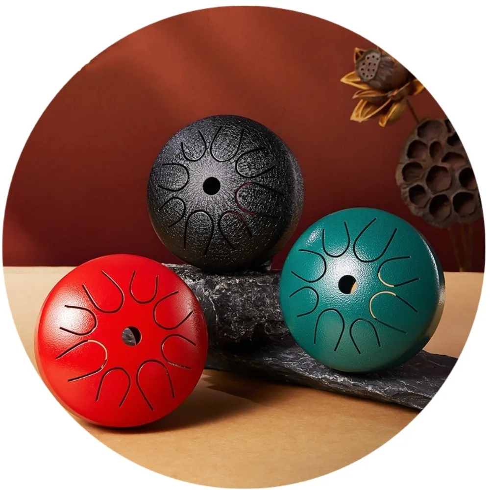 JELO SLG-4.5 inch 8 notes 5 tone scale New product hot selling Steel Tongue Percussion Drum colorful Ethereal drum with soft ba