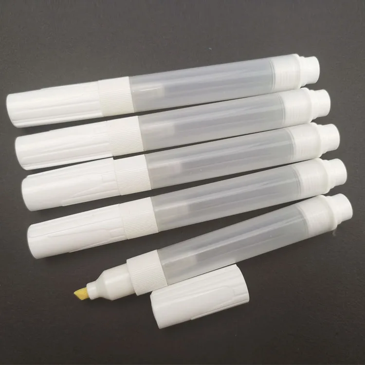 5mm chisel tip empty marker pen refillable ink marker pen