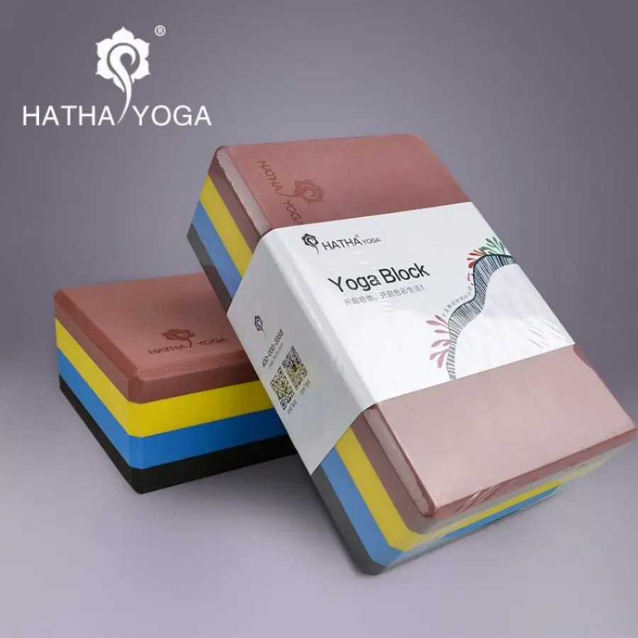 
Wholesale Rainbow Color High Density Yoga Aid Eva Yoga Block Eco-Friendly 