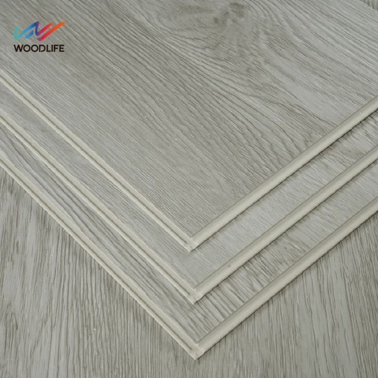 Indoor Waterproof ECO  Click 3.2 4.2 5.0mm thick sheet WPC SPC Vinyl plank Flooring with Low Price