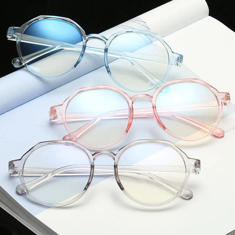 Wholesale Optical Glasses Women Retro Irregular Plano Lens Glasses High Quality Eyeglasses Reading Glasses