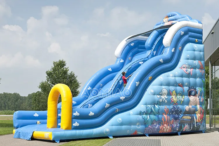 Экстремальные надувные водные горки Crazy The Log jaглушитель