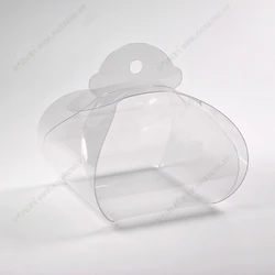 Clear PVC Box Transparent Acetate Cake Packaging Box with window