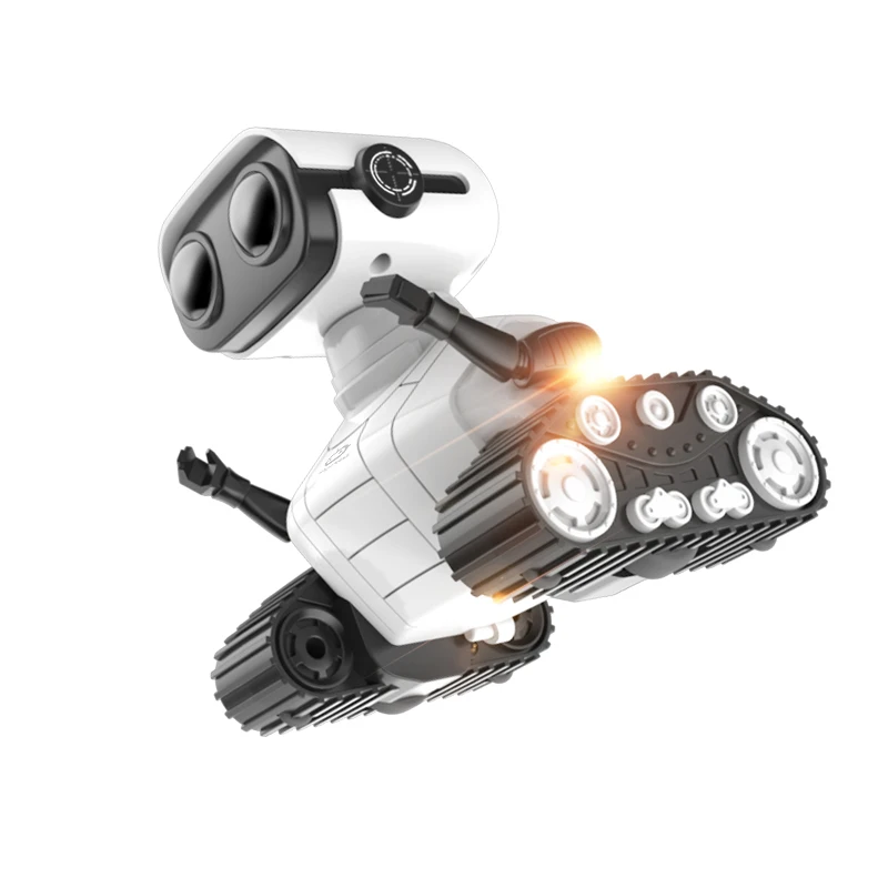 2024 Hot product cute rc plastic robot toy small children toys with light eyes Intelligent child education toy robot