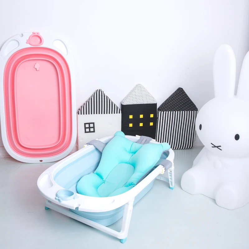 
New products plastic New style foldable baby bathtub/good folding baby bath tub with portable fold bathtub 