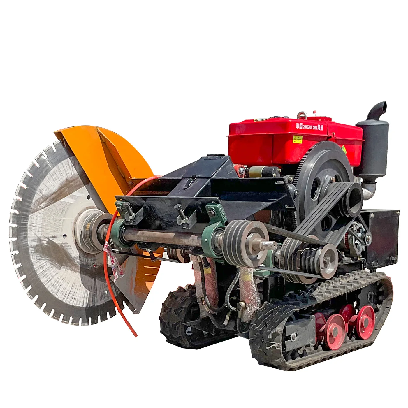 New Style Pillar Cutter Floor Wall Saw Column Pile Cement Chinese Small Hand Push Concrete Road Cutting Machine With Factory Dir