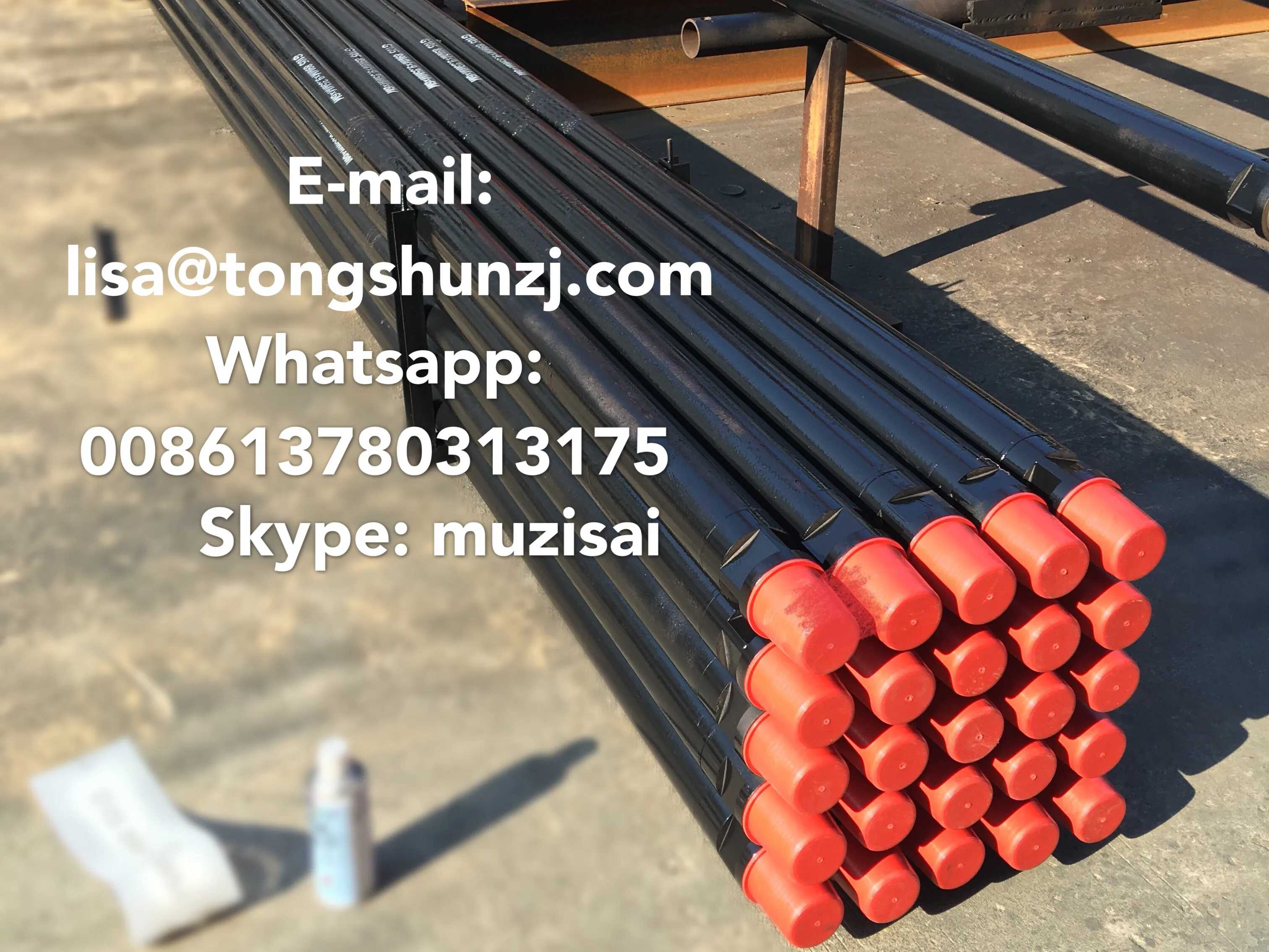 Water Well Drill Pipe Supplier 89mm API Thread 2 3/8 REG DTH Drill Rod for DTH Hammmer Drilling
