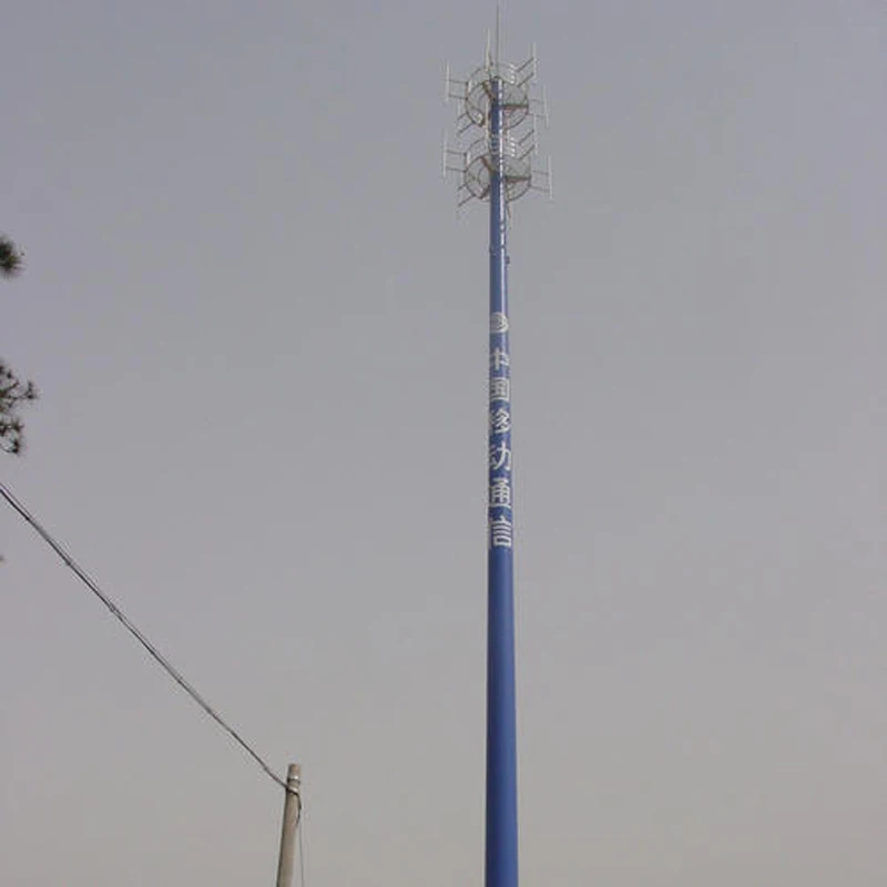
 GSM мобильная антенна монопольная мачтовая телекоммуникационная сотовая площадка  