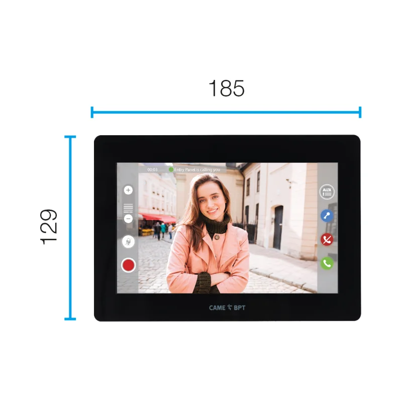 Отличное предложение IP360 набор для односемейных видеосистем состоящий из белого настенного монитора XTS 7IP