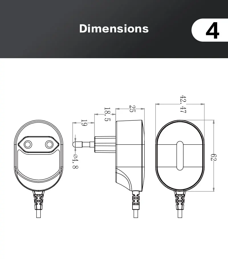 12 v ac dc power supply adaptor germany netzteil 12v 18v adapter 6v 500ma 700ma ac dc adapter