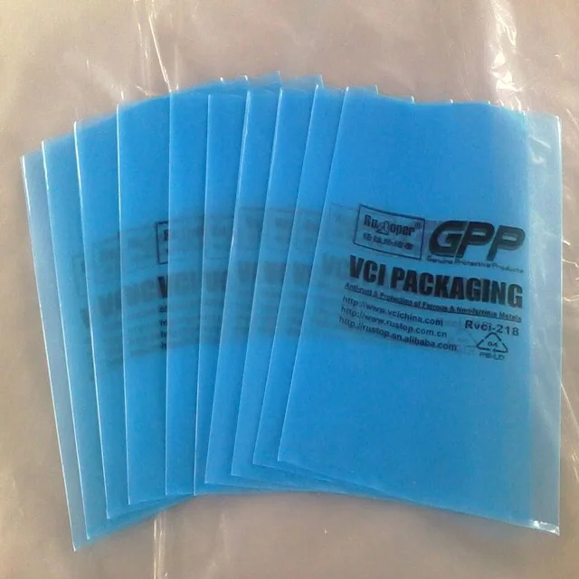 
Special VCI antirust ploy flat bag for fastener and bearing and gear protection effect longer of them prevent from rust 