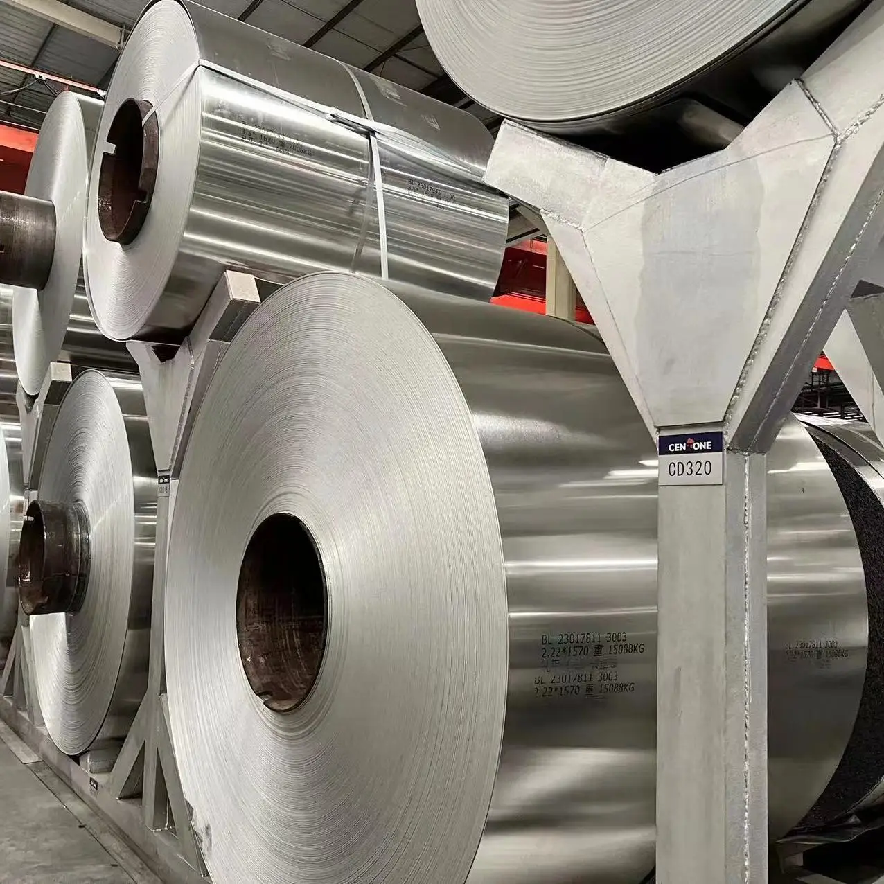 18 Micron Aluminium Foil Jumbo Roll 8011 Raw Material Aluminium Foil Big Roll Price