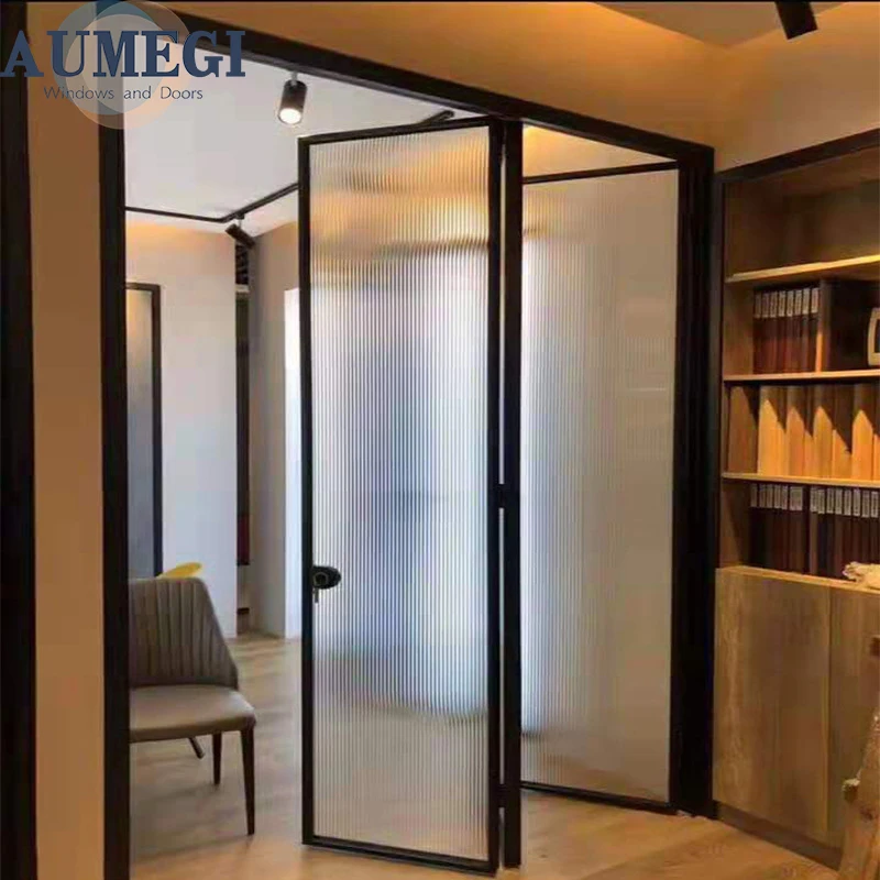 Best selling standard soundproof thermal break double glass aluminium bifold door