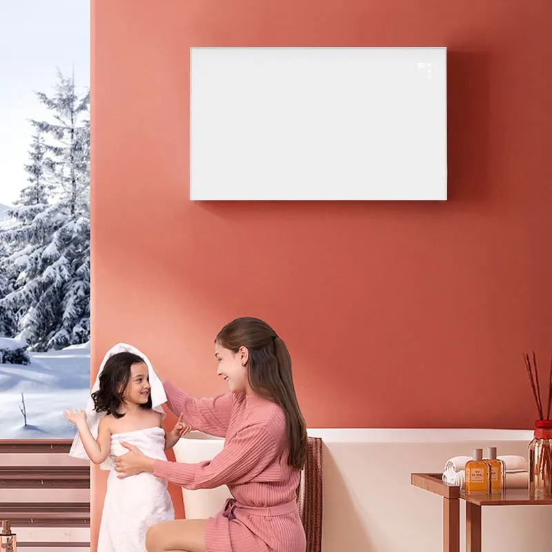 Home Infrared Radiant Ceiling Room Panel Carbon crystal Wall Mounted electric infared Panel heaters With Thermostat