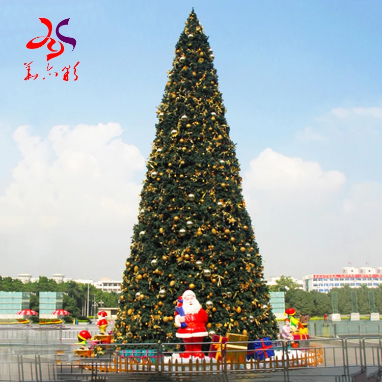 high grade 12ft 14ft 15ft 20ft 30ft outdoor prelit large luxury christmas tree for hotel shopping mall