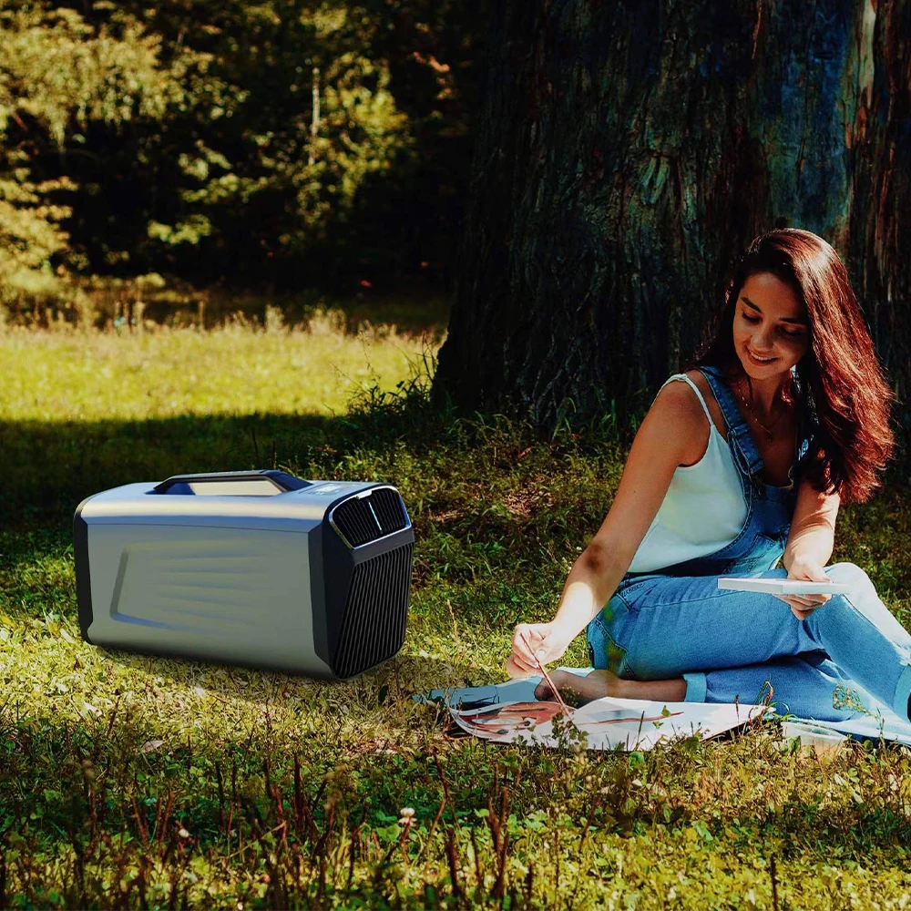 5200 btu Cooling Capacity  climatiseur with Remote Control Mobile Camping Air Conditioner Unit for RV Dorm Kitchen Office