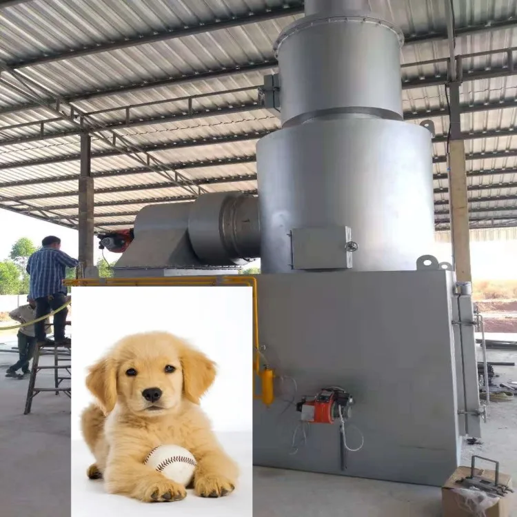 Animal carcasses disposal livestock chicken farm waste incinerator for pet cremation