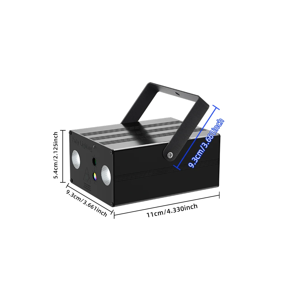 Mini With Tripod 10W Sound Control Dual RGB Led Laser Light Party Projector Lights DJ Laser Light