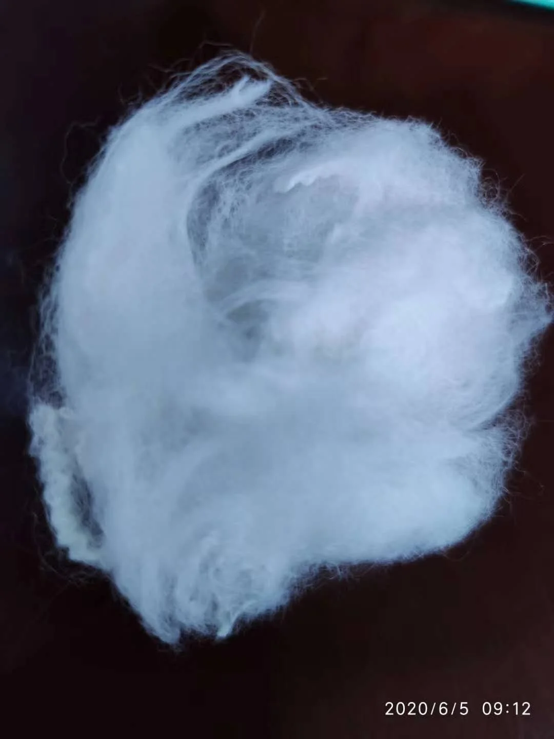 23-24mic 30mm carded sheep wool fiber for spinning yarn quality carded sheep wool fiber