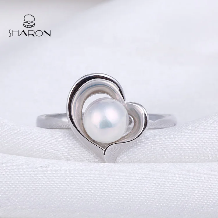 
China Manufacture Simple CZ Sterling Silver Pearl Indian Jewelry Necklace Set 