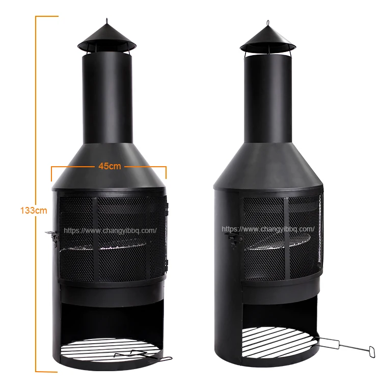 Современная Садовая уличная решетка для барбекю большая круглая чаша огня пивная бутылка в форме костра