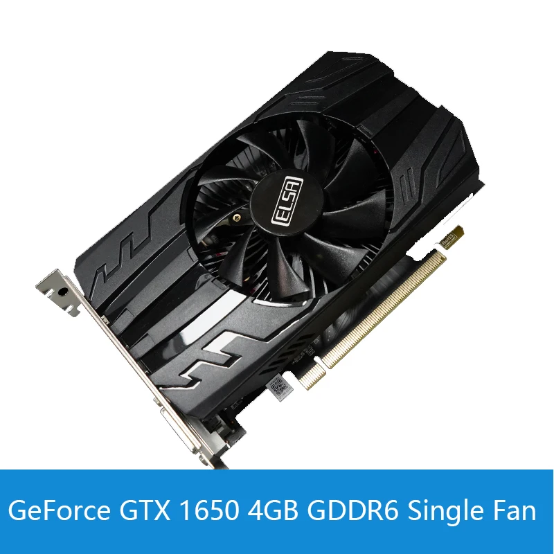 ELSA NVIDIA GeForce GTX 1650 4GB GDDR5 128 bit Gaming Graphics Card Computers Video Card