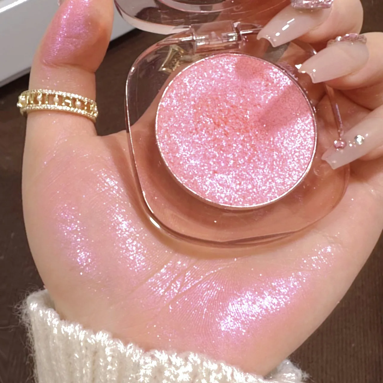 Private label 3 color  Multi - purpose makeup  highlight  blush  long-lasting waterproof custom logo maquillaje original