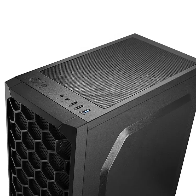 Ruix Queen Bee fashion design pc case ATX water cooling side panel window desktop gaming computer case
