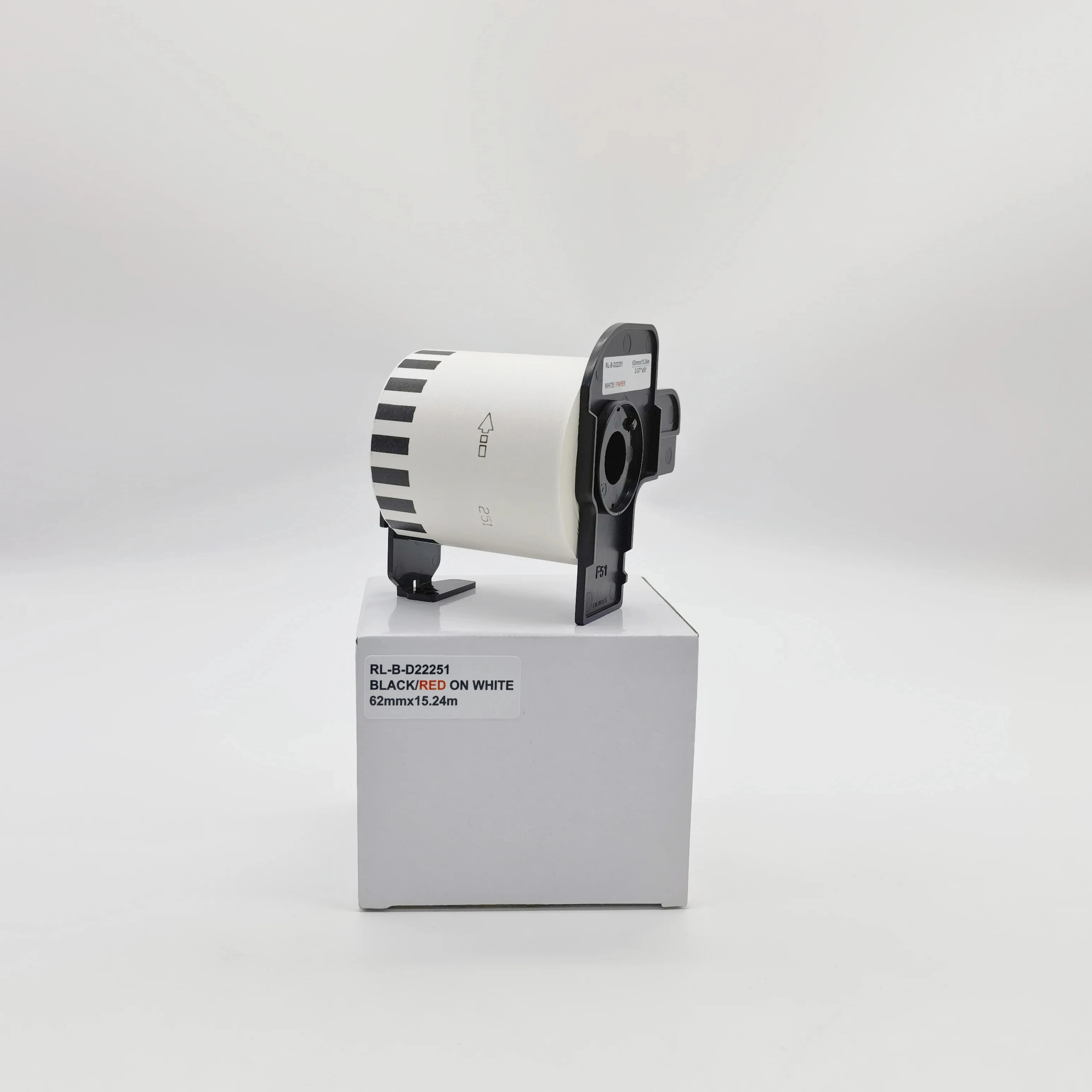 Совместимые тепловые этикетки Brother RL-B-D22251 62 мм x 15 24 м почтовые подходящие для принтера