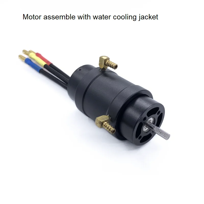 motor with cooling jacket