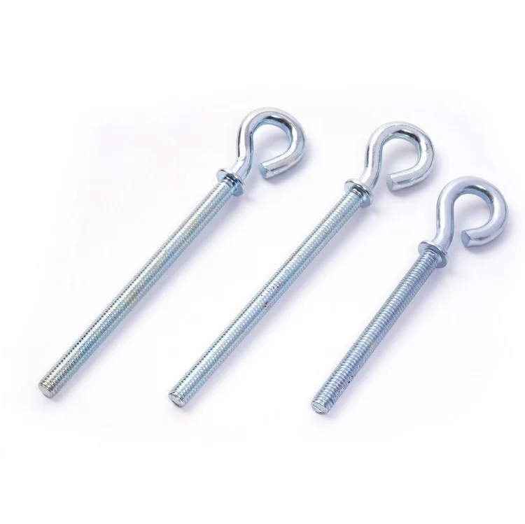 Industry  M5 carbon steel  eyebolt machine screw Type O Hook Screws   Eye Screws