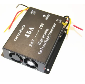 Top quality 40A Converter Input DC 24V Output 12V Power Converters Efficiently Car Power Supply Transformer 50HZ 60HZ