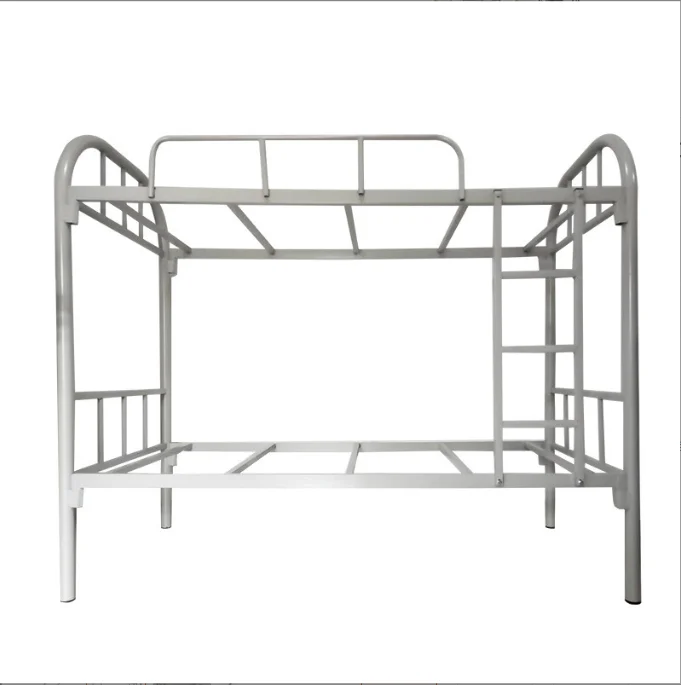Best Selling OEM/ODM Two Floor Metal Beds Dormitory Bunk Bed Frame Cheap School Heavy Duty Double Decker