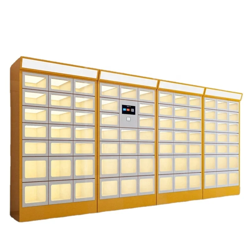 Waterproof Outdoor Lockers Hot Food Locker Smart Heated Cabinet