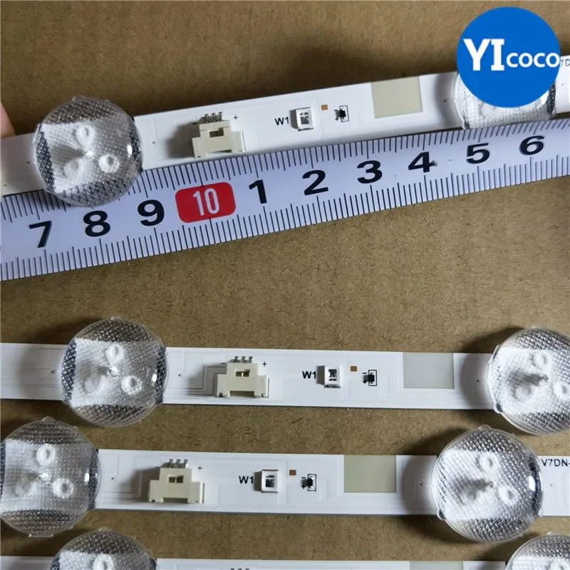 FOR  UN32J5205AF  LCD TV backlight strip V7DN-320SM1-R1 BN96-36236A LM41-00134A   620mm   7 LED 3V  Aluminum 100% NEW