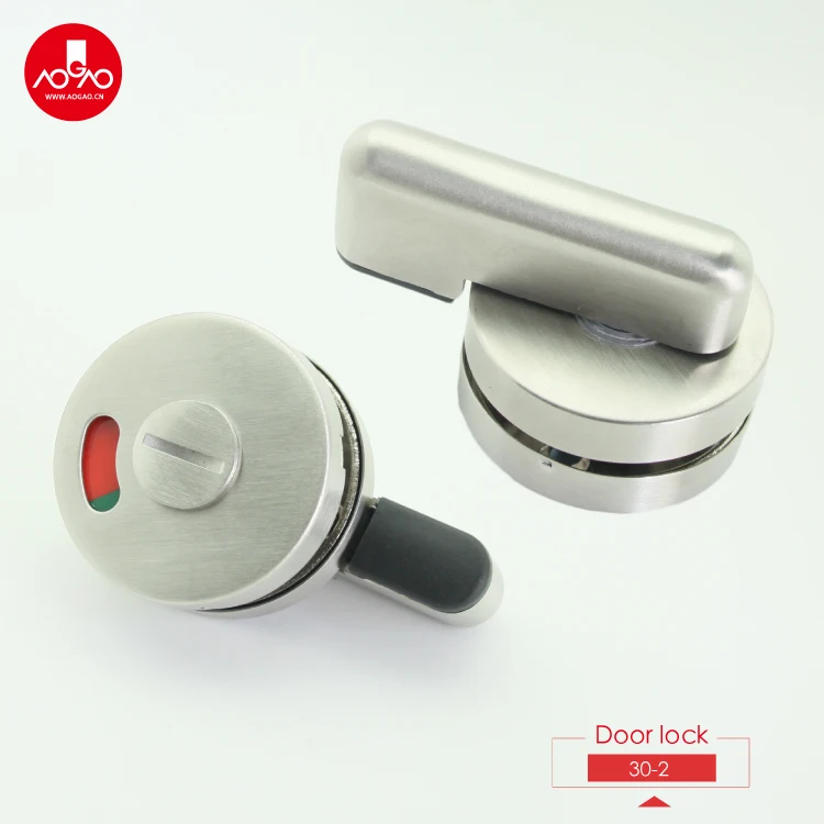 30-2 stainless steel thumb turn bathroom door indicator lock
