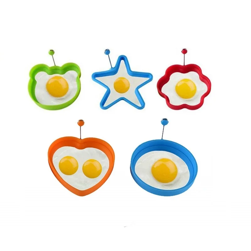 Wholesale Breakfast Cooking Tool Nonstick Pancake Mold Silicone Egg Ring Cooking Mold