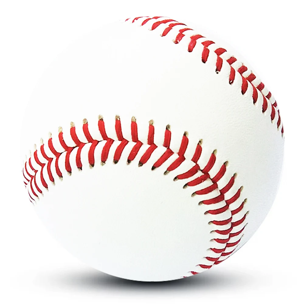 Manufacturers supply hand-stitched cowhide baseball 30% wool content cork core, can be printed logo baseball translation