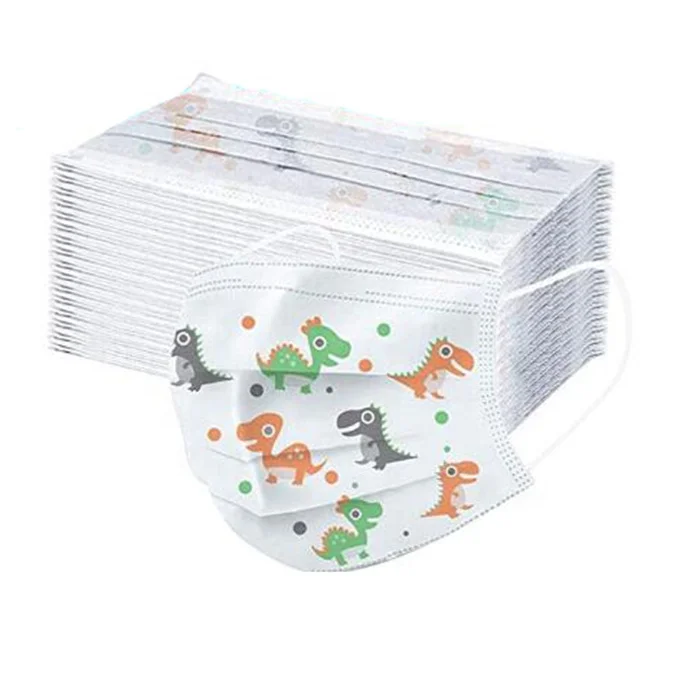 Ready To Ship Toddler Baby Kids Mask Cartoons Christmas Halloween Disposable Face Mask