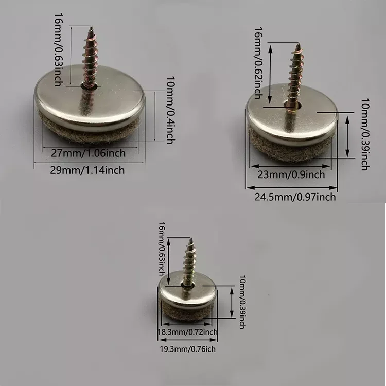 Hot Sale Cabinet Table Chair Antiskid Pad Sofa Foot Nail