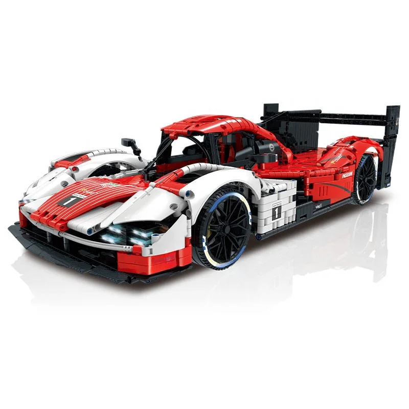 Guly 10615  Sportcar Technical Car Set Vehicle Fit MOC-152808 963 Hypercar 499P Supercar Model Assembly Block Toy Gift