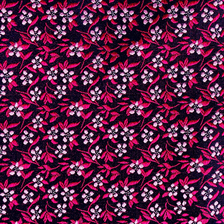 
Dacheng 100% Silk Men Flower Jacquard Design Pocket Square Floral Handkerchief 