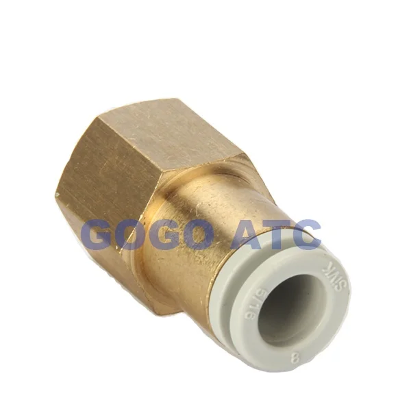 KQ2F SMC type High quality fittings KQ2F12-04 O.D 12mm thread Rc 1/2 female connector one-touch fitting Pneumatic Components