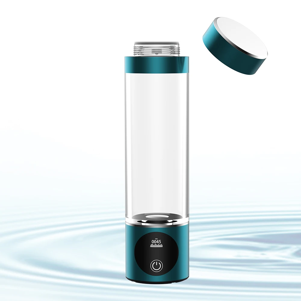 3000ppb hydrogen generator SPE  alkaline water bottle Portable H2 water cup bottle  LED display