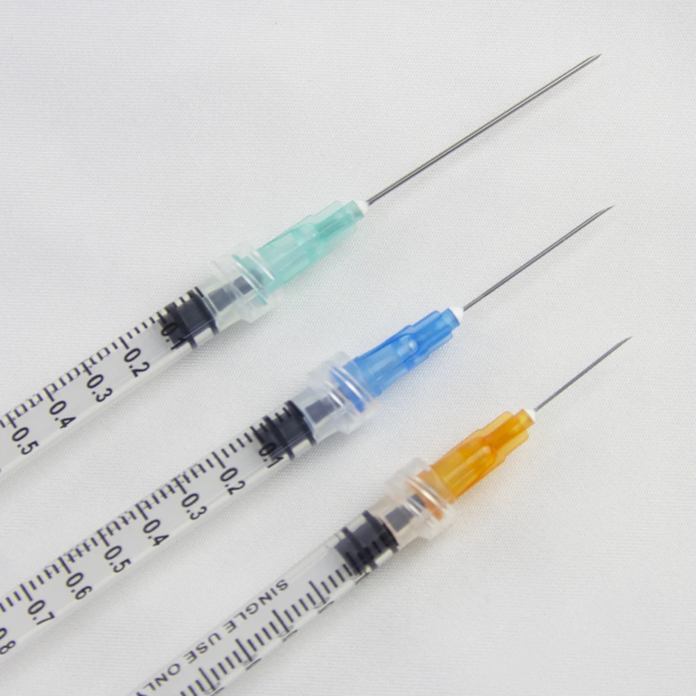 Hot sale disposable syringe 1ml low dead space syringe with needle supplier