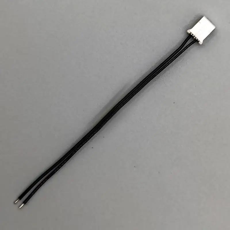 custom jst ph 2.0 pitch 2 pin extension connectors terminal housing 28awg cable wire harness assembly