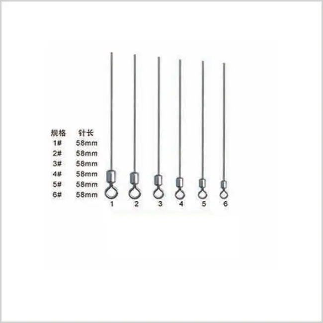 Fishing Tackle Fishing swivel snap brass rig clip Rolling swivel brass long pole swivel